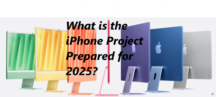 What is the iPhone Project Prepared for 2025?