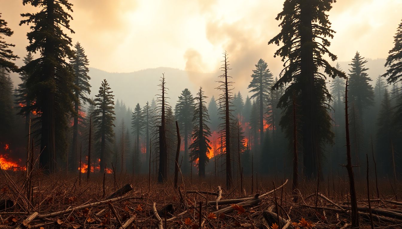 Why are there always fires in California forests?